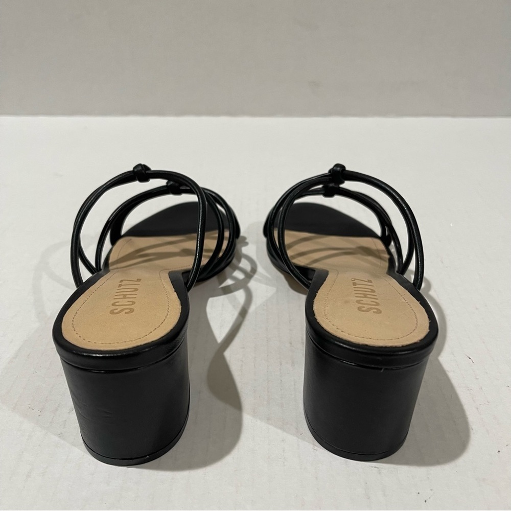 SCHUTZ Black Strappy Heels - Picture 4 of 9